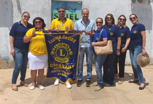 Visita Oficial da Casal de Governadores do Distrito LB-4 AL 2019/2020 no Lions Clube Canarana 